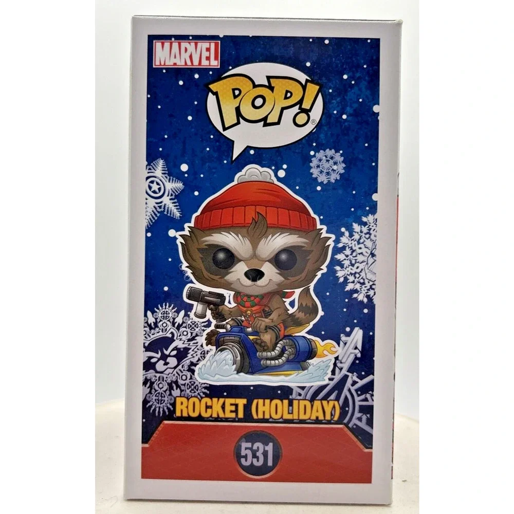 Funko‎ Pop! Marvel Rocket (Holiday) #531 F14